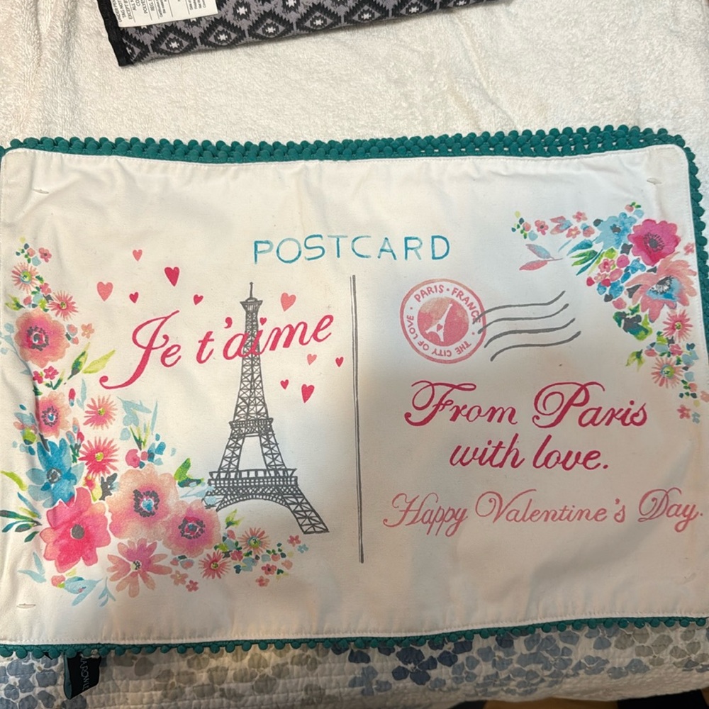 4 pack place mates valentines